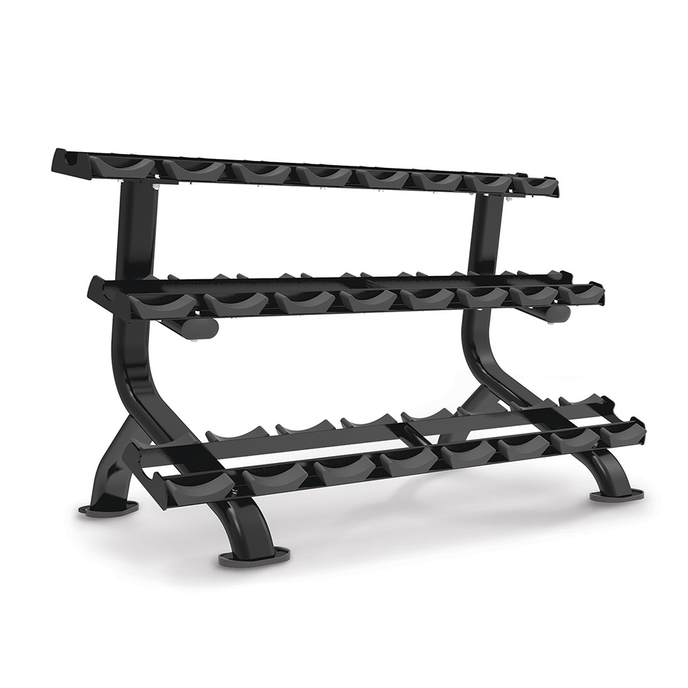 Dumbbell Rack Impulse IT7012 Μαύρο