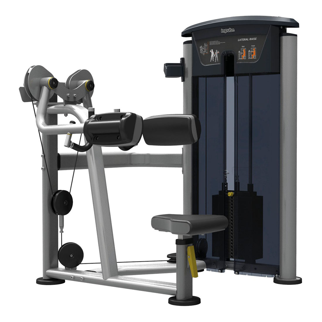Lateral Raise Impulse IT9524 Ασημί
