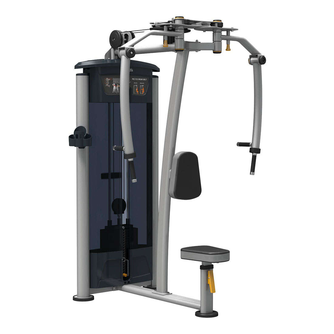 Pec Fly / Rear Delt Impulse IT9515 Ασημί