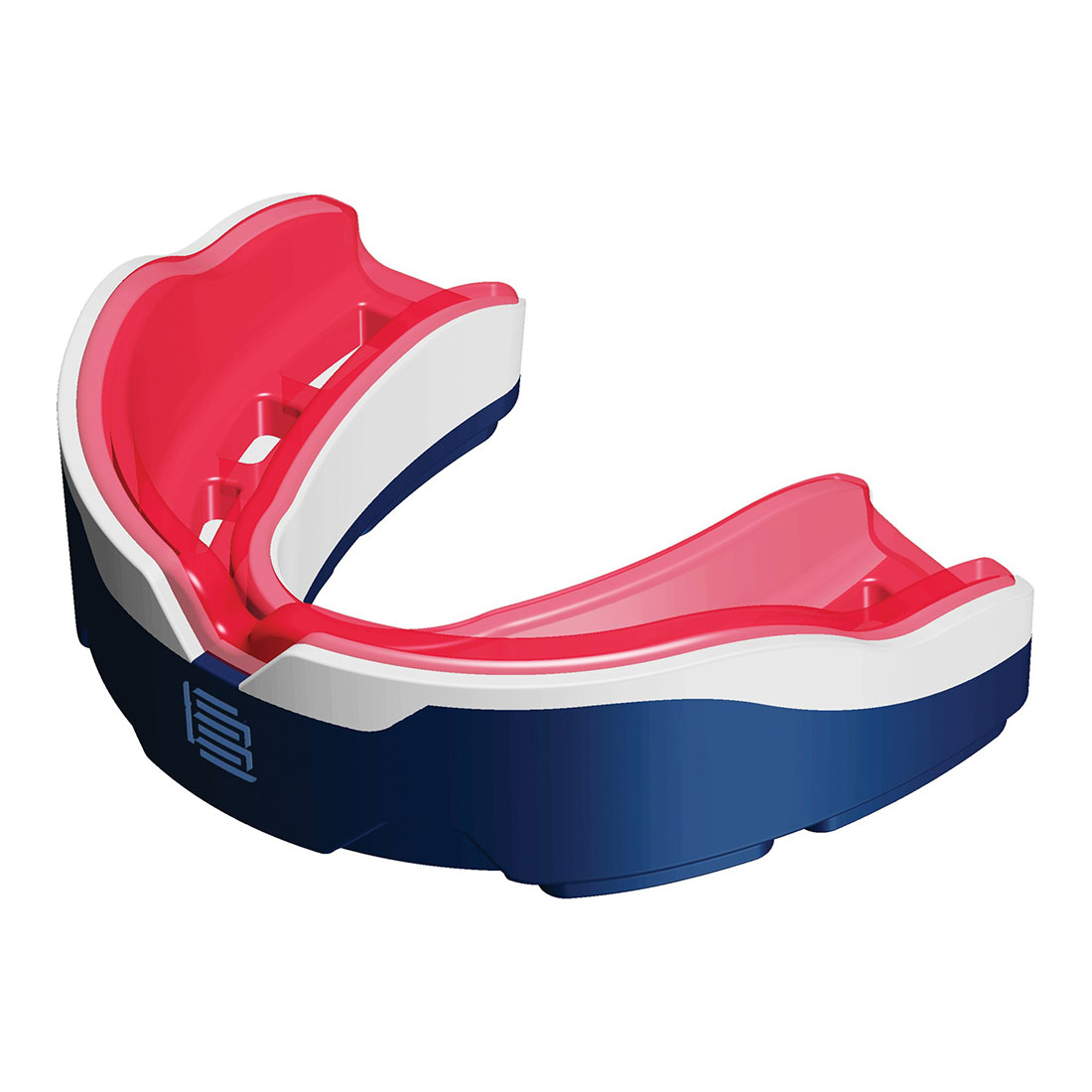 Προστατευτικό Μασελάκι Makura Tephra Max Μπλε/Λευκό/Κόκκινο SR